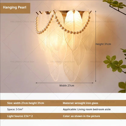 Decorbites™ Luxus-Kristallglas-Wandleuchte für Gang, Wohnzimmer, Schlafzimmer & Flurbeleuchtung