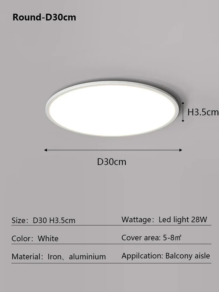 Decorbites™ LED-Deckenleuchte: Modernes minimalistisches rechteckiges Design für Wohnzimmer, Schlafzimmer, Innenbeleuchtung