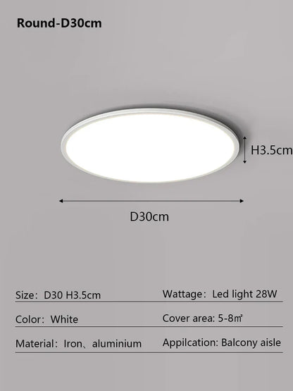 Decorbites™ LED-Deckenleuchte: Modernes minimalistisches rechteckiges Design für Wohnzimmer, Schlafzimmer, Innenbeleuchtung