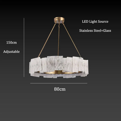 DecorBites™ Cloud Mist Glass Pendant Lights LED Room Decoration Lighting