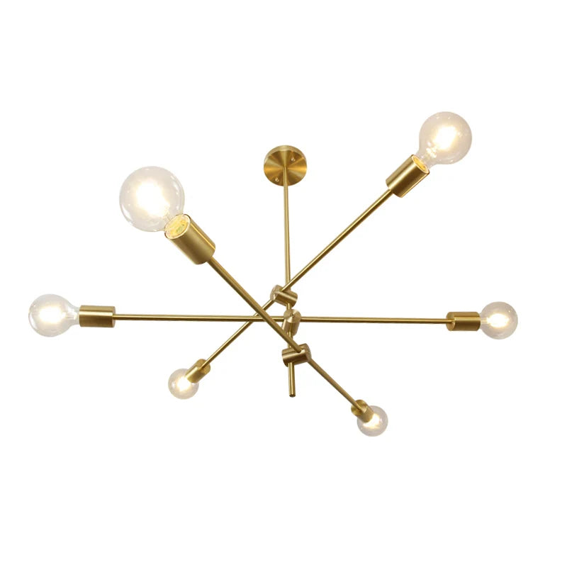 Decorbites™ Glas-Kugle-Globus-LED-Pendelleuchte - Nordisch Moderne Eisenstange Hängelampe