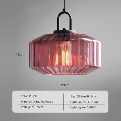 Decorbites™ Glas-LED-Hängeleuchter Bunte Kücheninsel-Leuchte