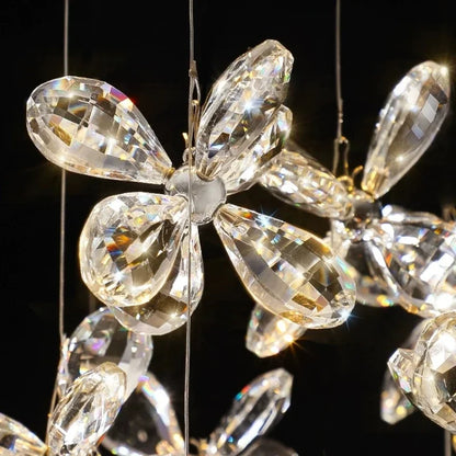 Decorbites™ Kristall-LED-Kronleuchter: Moderne Luxus-Blütenförmige Dekorationsbeleuchtung