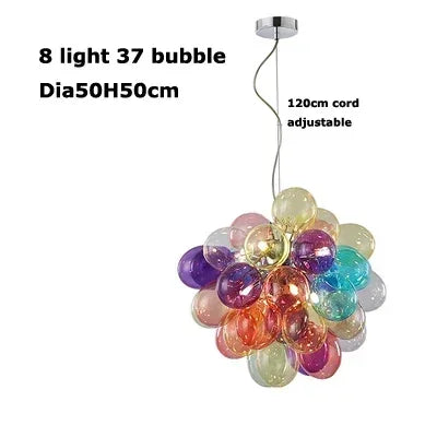 Decorbites™ Glas-Blase-Kronleuchter-Hängeleuchte für Wohnzimmer & Schlafzimmer