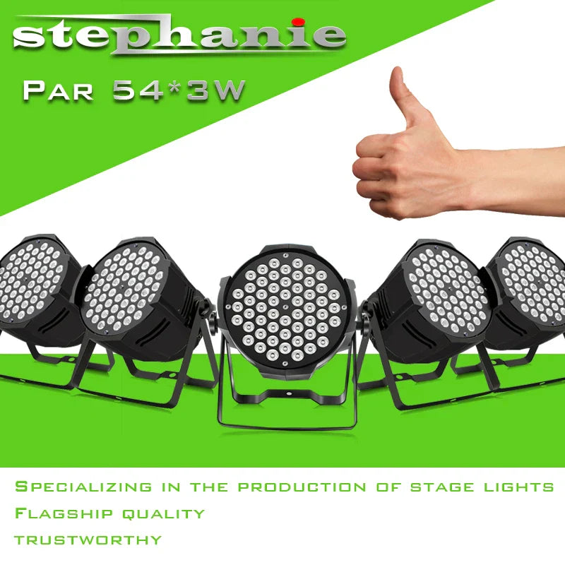 Decorbites™ LED-Par-Lichter RGBW Wash Strobe DJ-Bühnenbeleuchtung Effekt