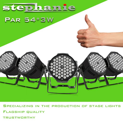 Decorbites™ LED-Par-Lichter RGBW Wash Strobe DJ-Bühnenbeleuchtung Effekt