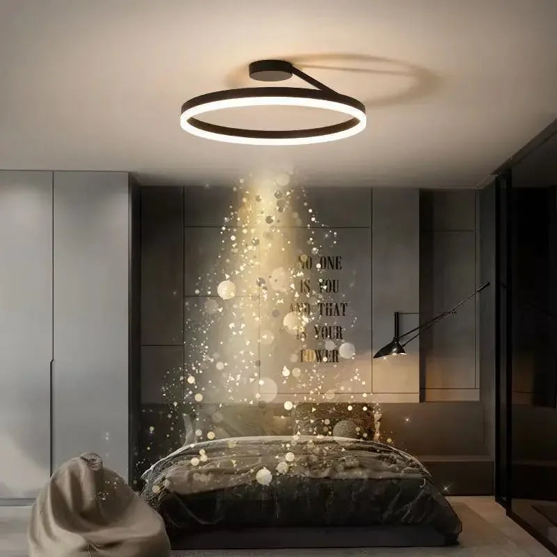 Decorbites™ LED-Deckenleuchter dimmbar für Schlafzimmer Wohnzimmer Esszimmer minimalistisches Pendellicht