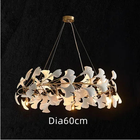 Decorbites™ Ginkgo-Leuchter Villa-Duplex-Pendantleuchte für Wohnzimmer & Hotelfoyer