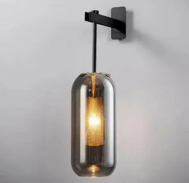 Gold Industrial Wall Sconce
