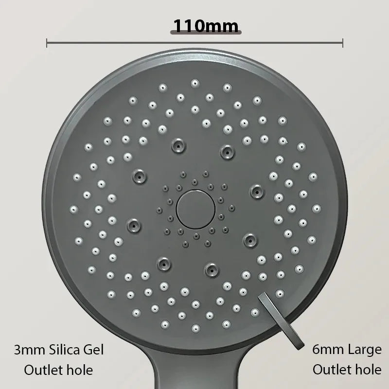 Decorbites™ 5-Stufen verstellbarer Hochdruck-Duschkopf für ein luxuriöses Badezimmererlebnis.