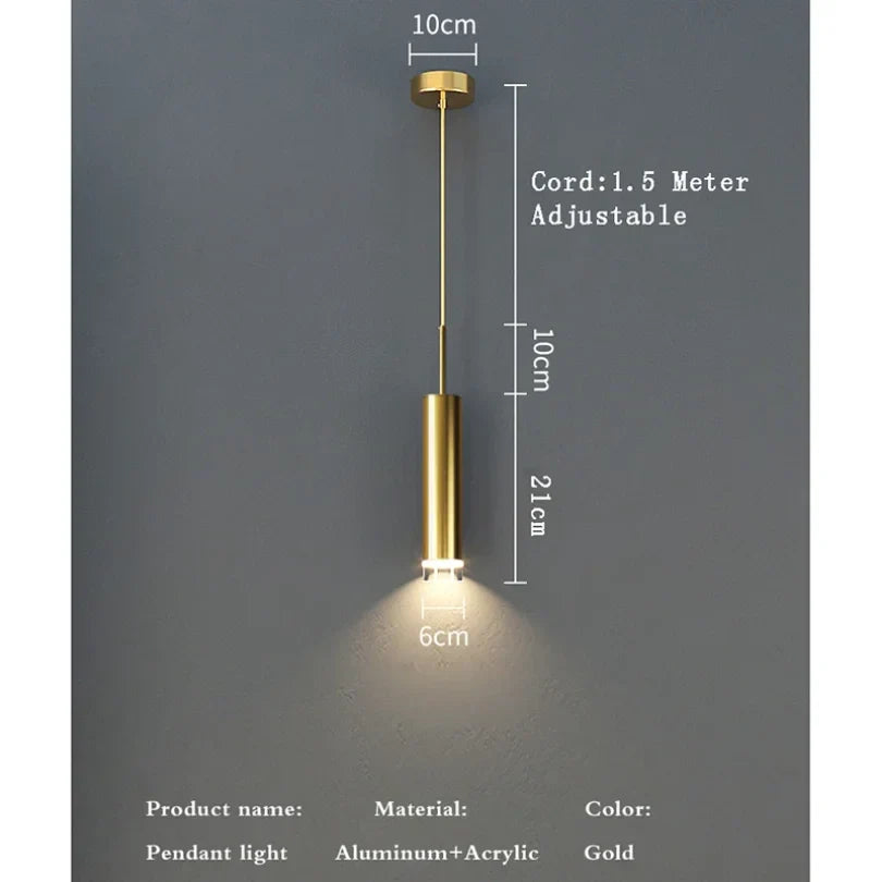 Decorbites™ Gold Moderne LED-Schlafzimmer-Spot-Leuchter