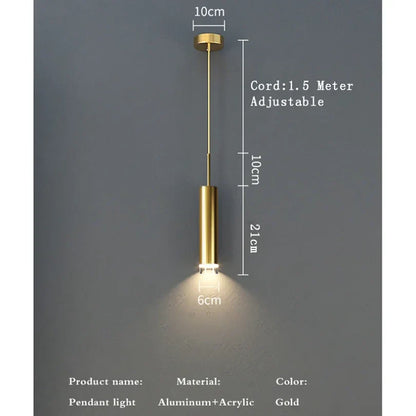 Decorbites™ Gold Moderne LED-Schlafzimmer-Spot-Leuchter