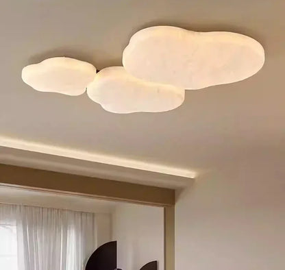 Decorbites™ Französische Sahne-Seiden-Deckenleuchte | Einfache Retro-Schlafzimmerlampe im Wabi-Sabi-Stil