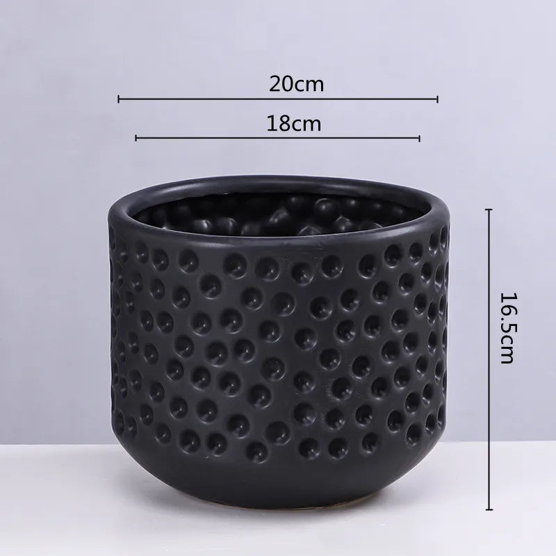 Gold Ceramic Succulent Vase