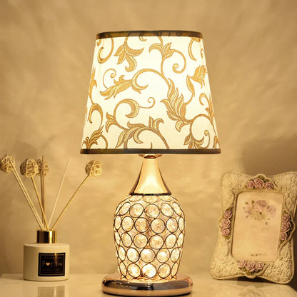 DecorBites™ Crystal Bedroom Table Lamp: Modern, Romantic, Decorative Lighting