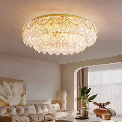 Decorbites™ Gold-Glas-Deckenleuchter - Modernes Vintage-Wohnzimmerbeleuchtung