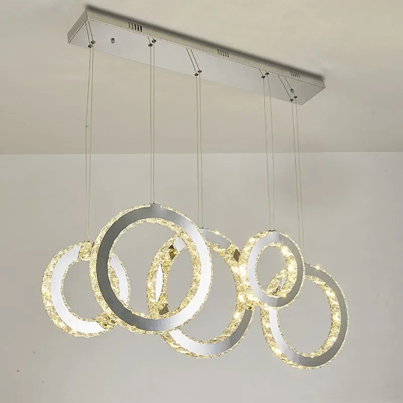 Decorbites™ Kristallkreis LED-Hängeleuchter für das Esszimmer
