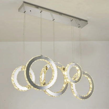 Decorbites™ Kristallkreis LED-Hängeleuchter für das Esszimmer