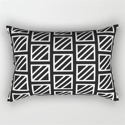 Decorbites™ Geometrisches Wellenlinien-Taljen-Kissenbezug-Set