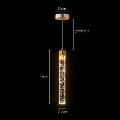 Decorbites™ Crystal-LED-Hängeleuchte: Moderne Hängelampe für Schlafzimmer, Wohnzimmer und Heimdekoration