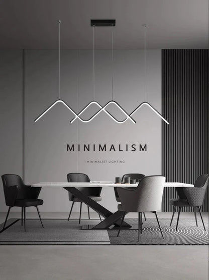 DecorBites™ Geometric LED Pendant Lights Modern Minimalist Chandelier Lighting