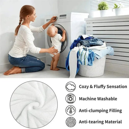 Decorbites™ Luxus Kunstpelz Winterdecke: Premium Wärme & Komfort für Bett oder Sofa