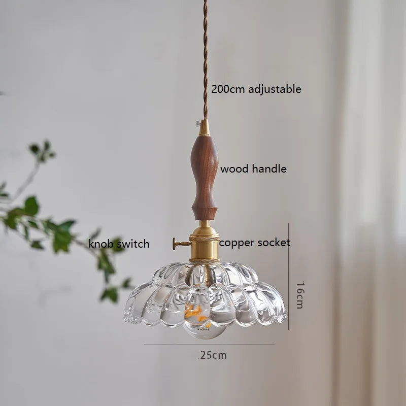 Glass Vintage Pendant Lamp