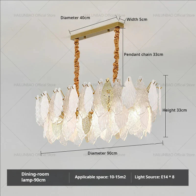 Decorbites™ Französischer Kristall-Leuchter für elegantes Wohnzimmer, Schlafzimmer oder Restaurant