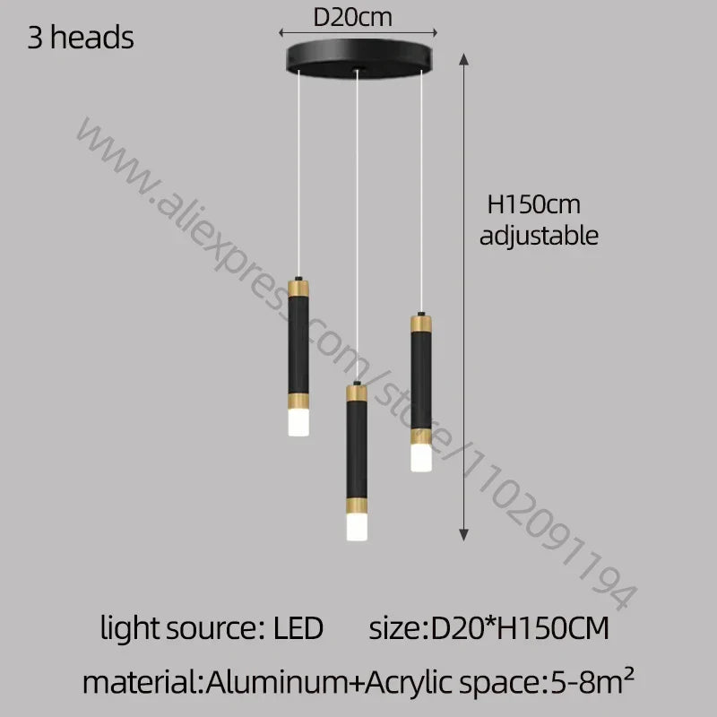 Decorbites™ LED-Kronleuchter: Modernes nordisches Acryl-Luxusbeleuchtung für die Hausdekoration
