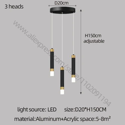 Decorbites™ LED-Kronleuchter: Modernes nordisches Acryl-Luxusbeleuchtung für die Hausdekoration