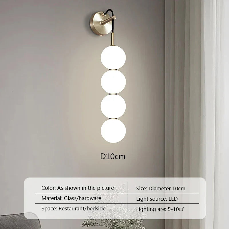 Decorbites™ Glas-Kugelleuchter: Moderne Dekoration für Duplex-Treppenhäuser, Wohnzimmer, Schlafzimmer