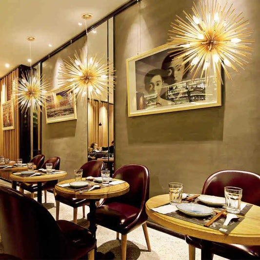 Decorbites™ Goldener Ball-Hängeleuchte für die Dekoration von Zuhause und Büro