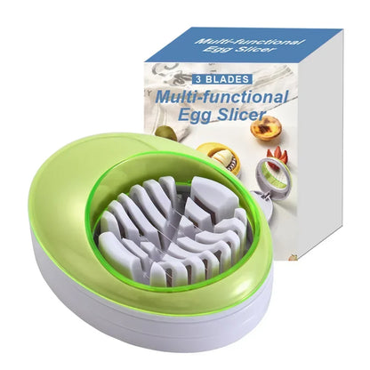 Decorbites™ Eier-Schneider Schneidemaschine Einfaches Schneiden Küchenutensil Frucht-Scheiben Lila Rein