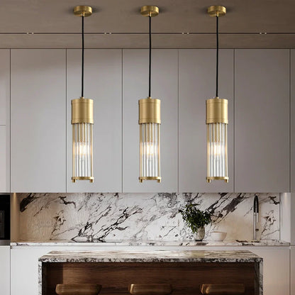 DecorBites™ Glass Shade Pendant Lights for Kitchen Island & Dining Room