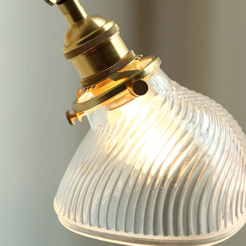 Decorbites™ LED-Wandleleuchte aus klarem Glas, drehbar nach oben und unten, ideal für Esszimmer, Badezimmer