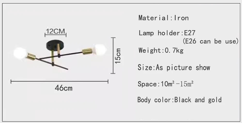 Moderne Industrielle Kronleuchter Deckenleuchte Anhängerlampe 2 Köpfe Schwarz für Wohnzimmer Esszimmer Schlafzimmer Café und Küche
