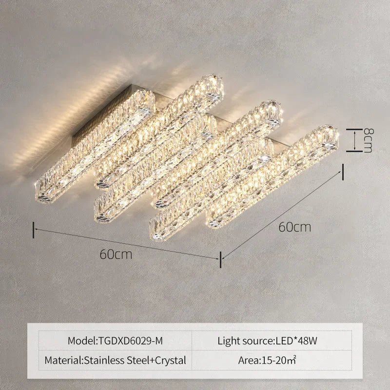 Decorbites™ Kristall-Deckenleuchter-Lampe - Moderne Luxus dimmbare LED-Leuchte