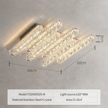 Decorbites™ Kristall-Deckenleuchter-Lampe - Moderne Luxus dimmbare LED-Leuchte