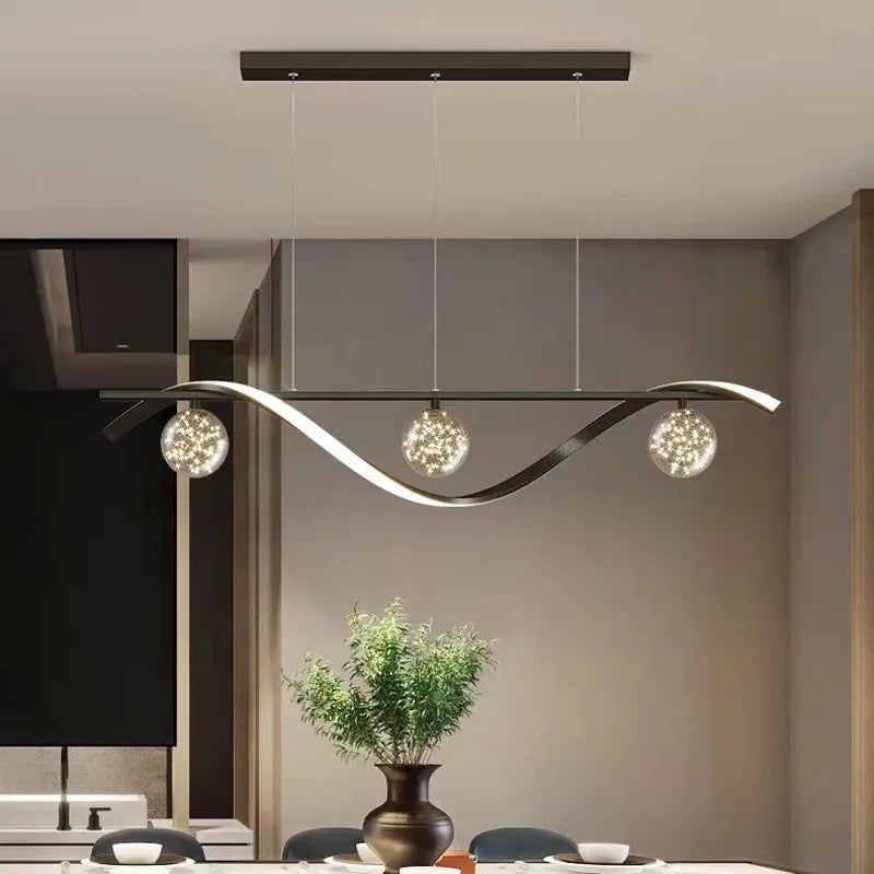 Decorbites™ Glasball-LED-Hängelampe für modernes Wohn- und Esszimmer