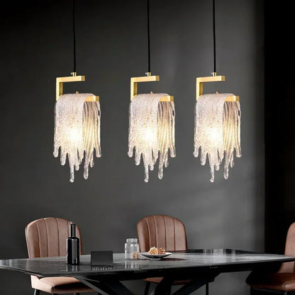 Decorbites™ Crystal-LED-Hängeleuchte: Moderne Kunst-Dekorationsleuchte für Schlafzimmer, Flur und Wohnzimmer