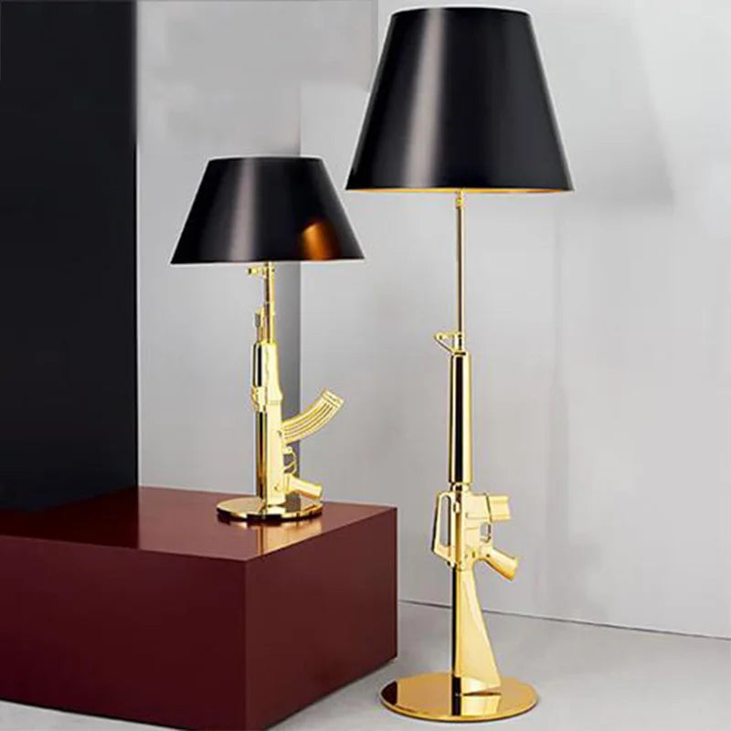 Decorbites™ Gold LED Stehlampe: Postmoderne Designer-Eckleuchte für Wohnzimmer und Schlafzimmer