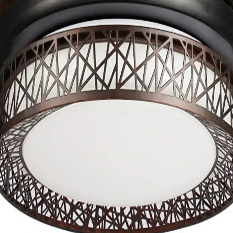 Gold Ceiling Fan Light With Remote 48-Inch