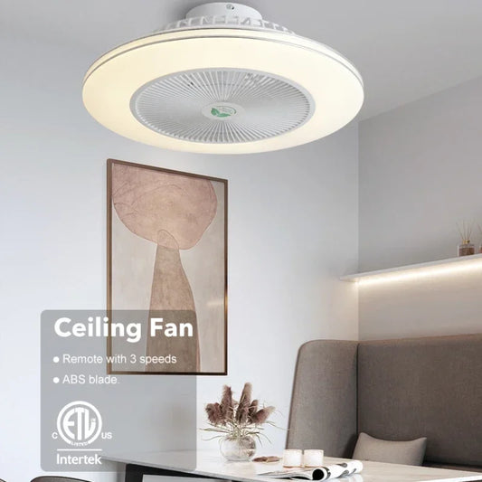 DecorBites™ Invisible Blade LED Ceiling Fan with Light