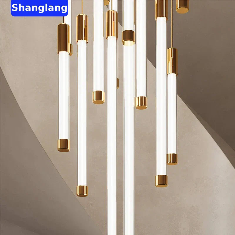 LED Staircase Pendant Chandelier