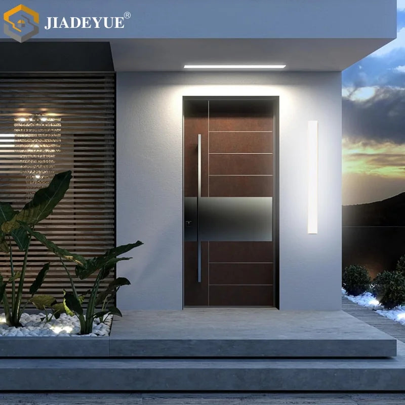 Decorbites™ LED Wasserdichte Garten-Wandlampe, Weißes Band, Außenbeleuchtung IP65