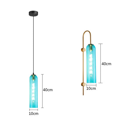 Decorbites™ Grünes Glas Nordisches Pendellicht E27 Hängearmatur für Wohn- und Schlafzimmer