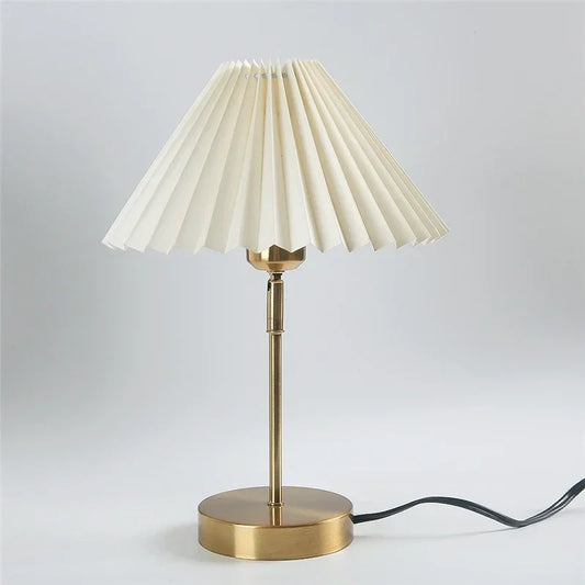 Decorbites™ verstellbare Falten-Tischlampe nordisch retro LED-Schreibtischleuchte für Wohnzimmer Schlafzimmer
