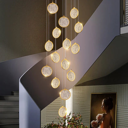 Decorbites™ Zweistöckige LED-Ring-Leuchter - Modernes nordisches Stil Wohnzimmerbeleuchtung