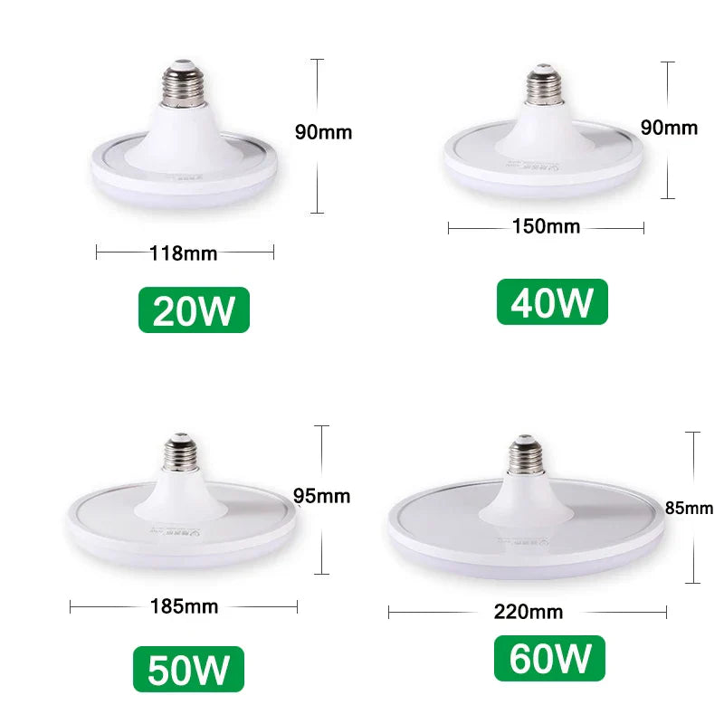 Decorbites™ LED-UFO-Deckenleuchte E27-Birnen Superhelles Innenbeleuchtung für Wohnzimmer