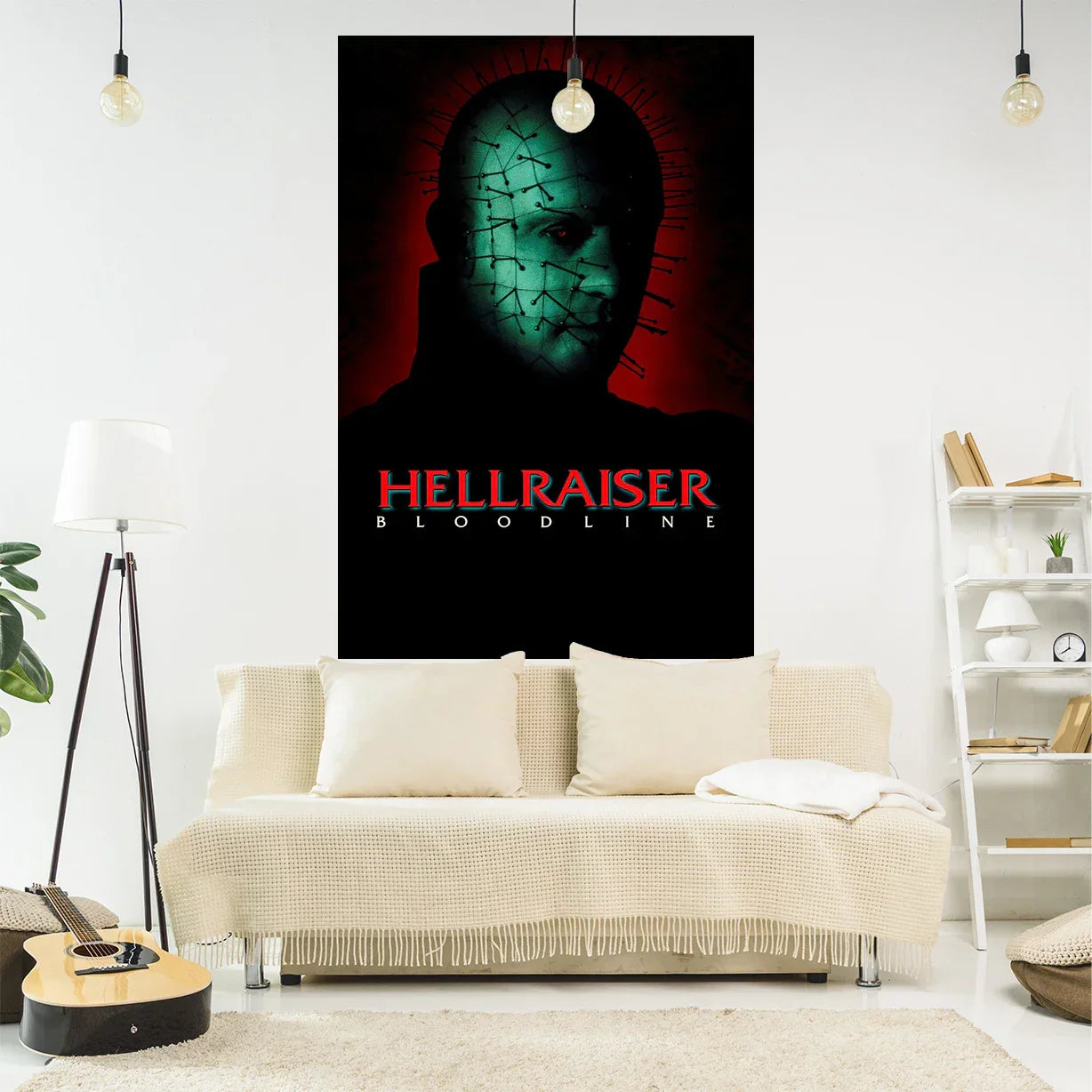 Decorbites™ Kürbislaterne Wandbehang: Halloween-Horrorfilm Boho-Heimdekoration für das Schlafzimmer